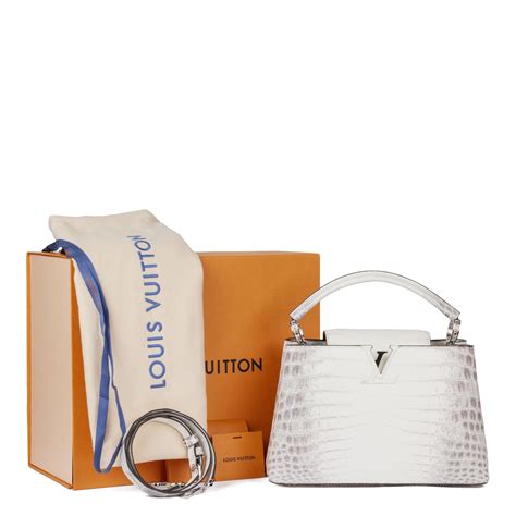 himalayan crocodile louis vuitton|LOUIS VUITTON White Himalaya Matte Crocodile Leather .